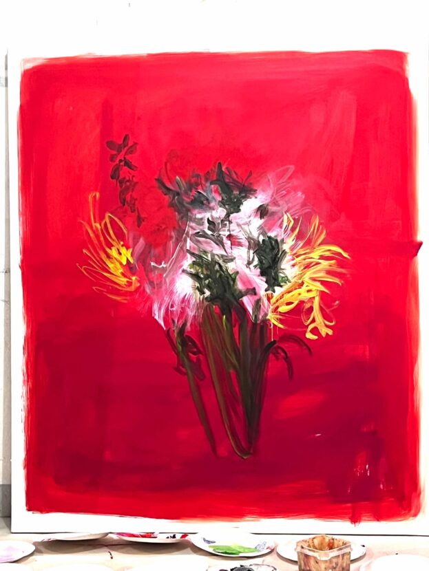 Bouquet, 2024, 140 x 120 x 4 cm