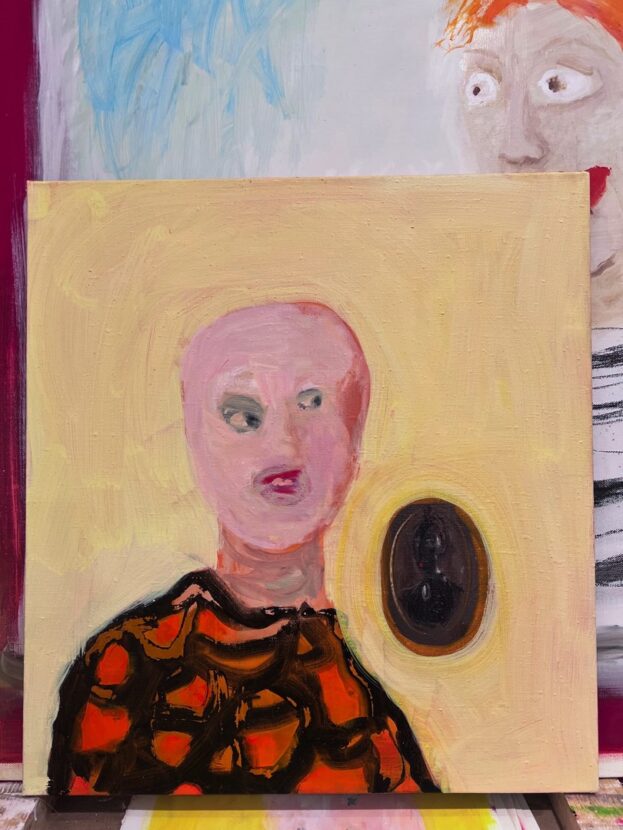 Perhesuhteita, 2025, 65 x 60 cm.