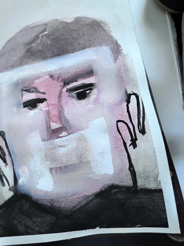 Maski, 2025. 56 x 38 cm