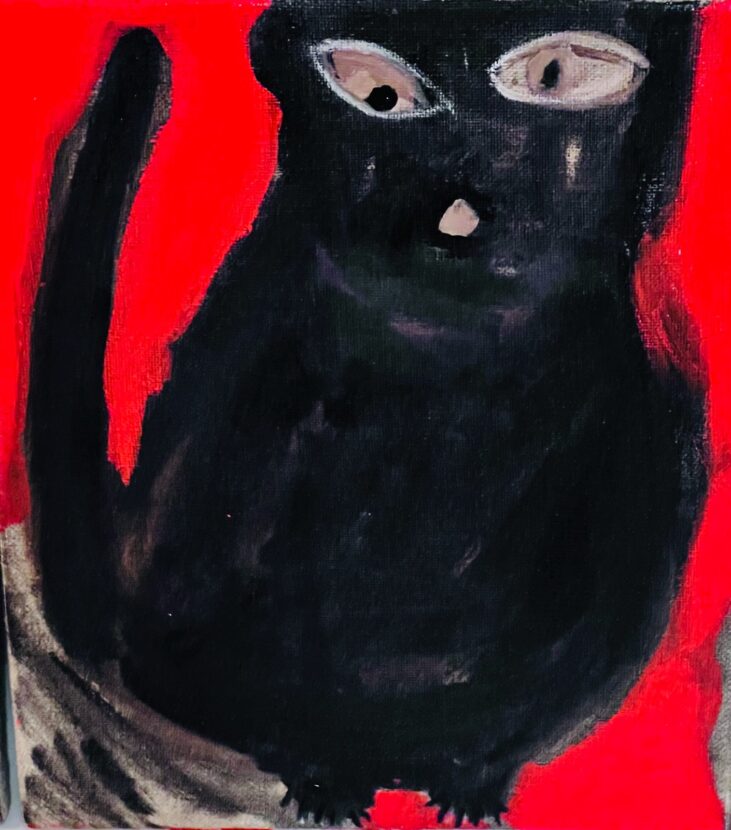 Tarkkailija, 2025, 35 x 28 cm