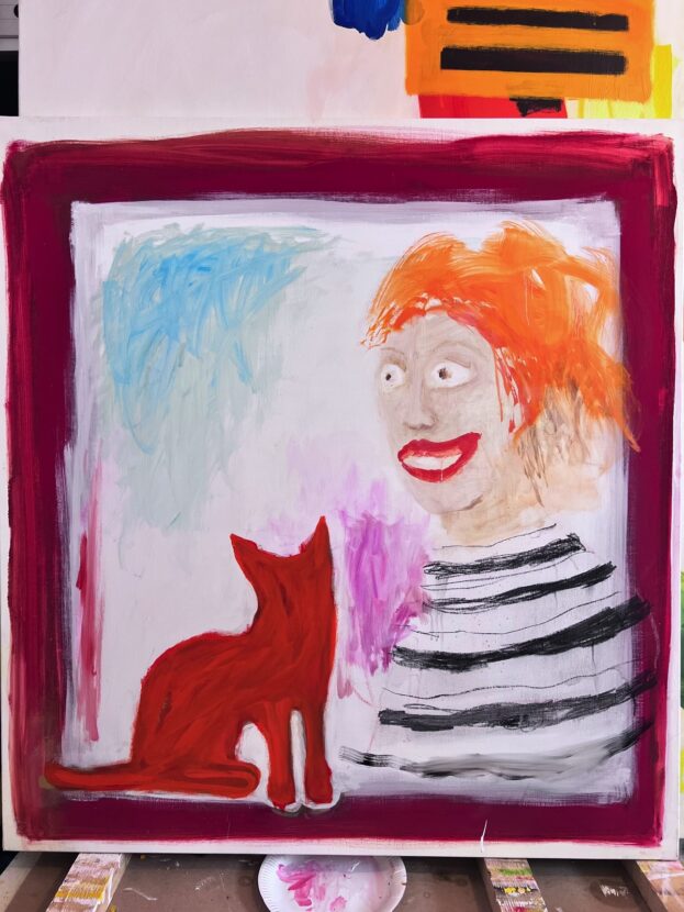 Optimisti, 2025, 113 x 105 cm