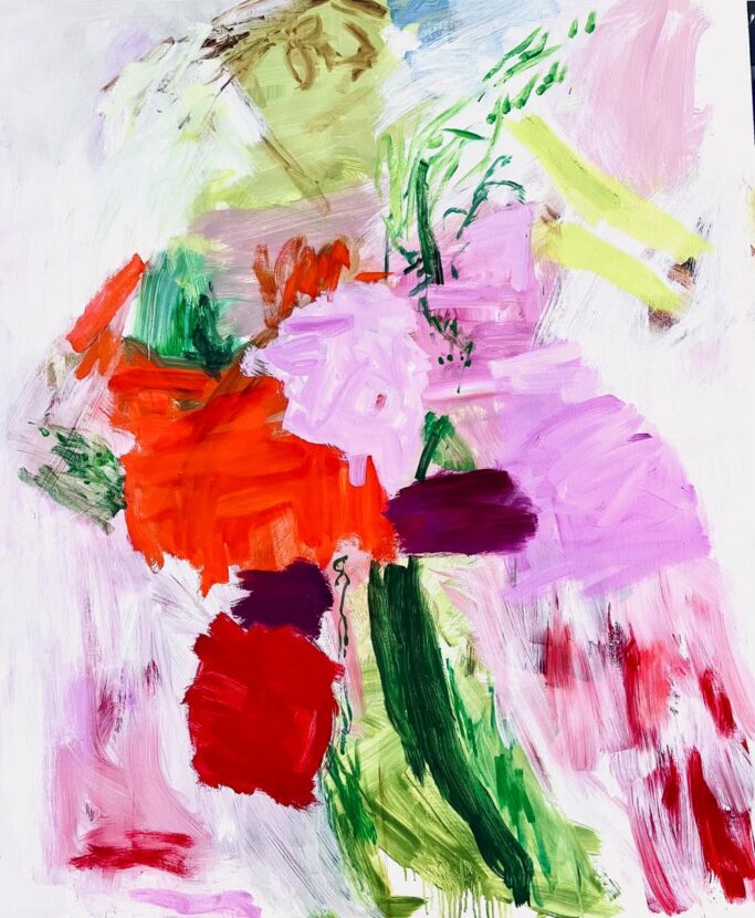 Sävelmaalailua, 2024, 130 x 110 cm