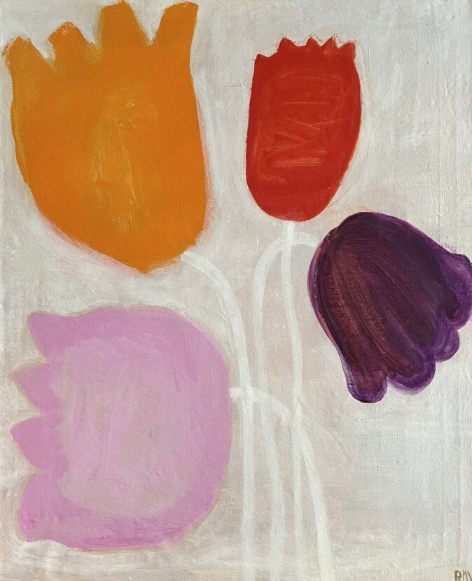 Mistä kukat tulevat ?, 2026, 116 x 94 cm