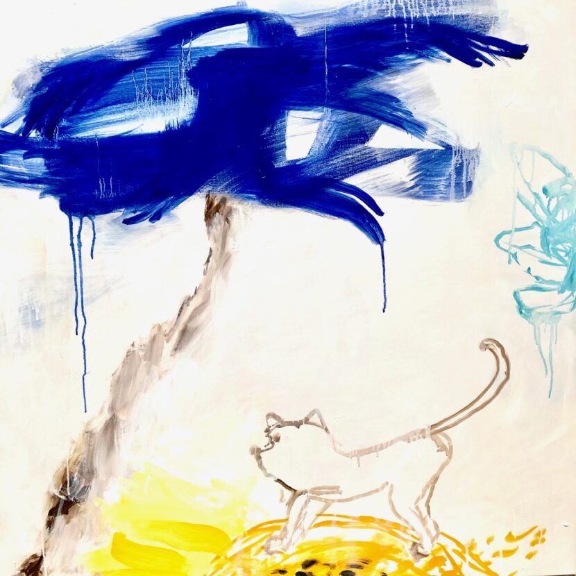 Palmun juurella, 2019, 140 x 120 cm